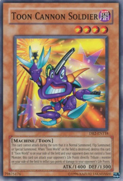 Toon Cannon Soldier Card Front