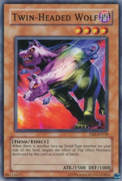 Twin-Headed Wolf Card Front