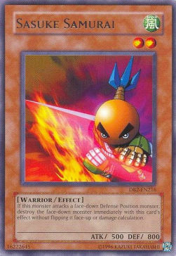 Sasuke Samurai Card Front