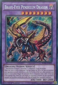 Brave-Eyes Pendulum Dragon Card Front
