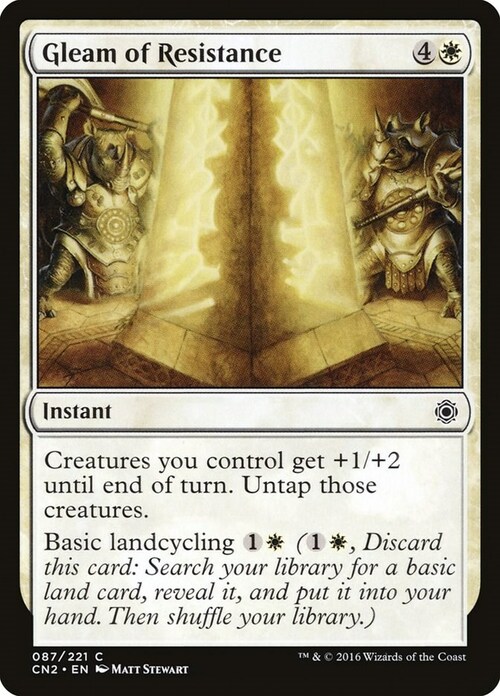 Gleam of Resistance Card Front