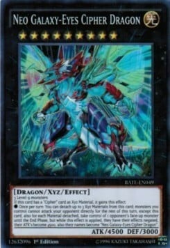 Neo Galaxy-Eyes Cipher Dragon Card Front