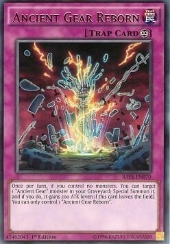 Ancient Gear Reborn Card Front