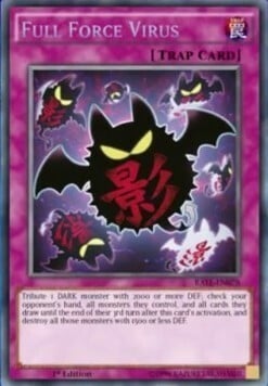 Full Force Virus Card Front