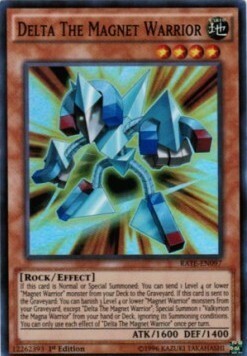 Delta The Magnet Warrior Card Front
