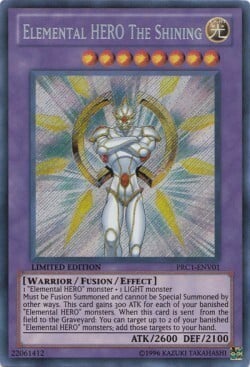 Elemental Hero The Shining Card Front