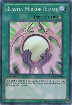 Beastly Mirror Ritual Card Front
