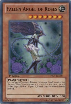 Fallen Angel of Roses Card Front
