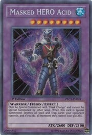Masked HERO Acid · Secret Rare 018sec