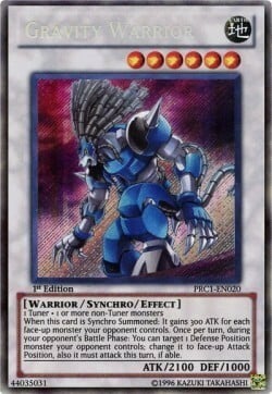 Gravity Warrior Card Front