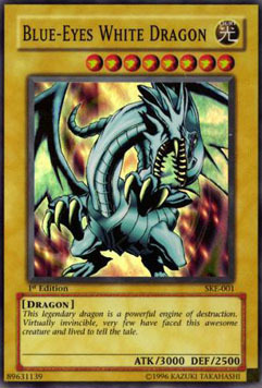 Blue-Eyes White Dragon Card Front