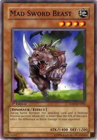 Mad Sword Beast Card Front