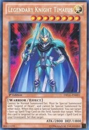 Legendary Knight Timaeus · Secret Rare 001sec