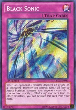 Black Sonic Card Front