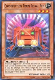 Construction Train Signal Red · Super Rare 038