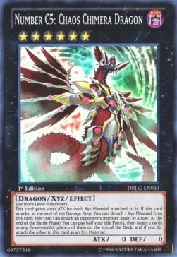 Numero C5: Drago Chimera del Chaos Card Front