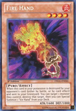 Fire Hand Card Front