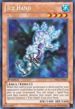 Ice Hand Card Front