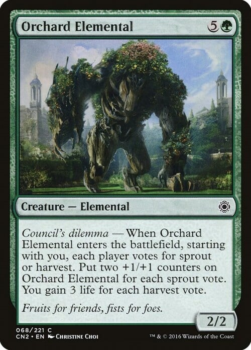Orchard Elemental Card Front