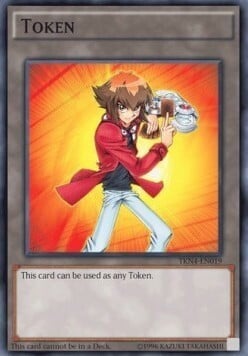 Jaden Yuki Token Card Front