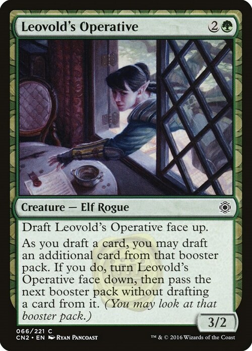 Leovold's Operative Card Front