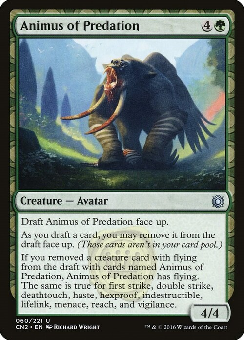 Animus of Predation Card Front