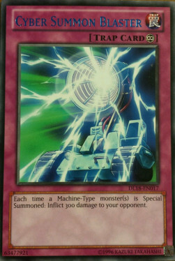 Cyber Summon Blaster Card Front