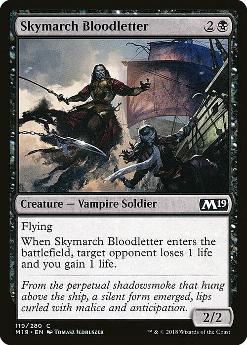 Skymarch Bloodletter Card Front