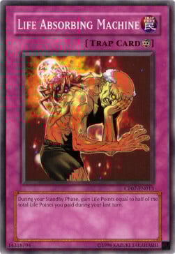 Life Absorbing Machine Card Front