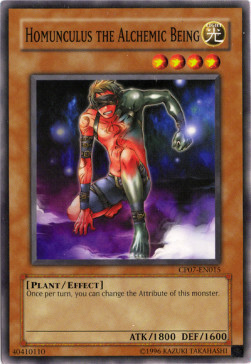 Homunculus the Alchemic Being Card Front