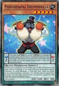 Performapal Drummerilla Card Front