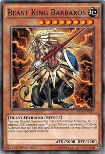 Beast King Barbaros Card Front