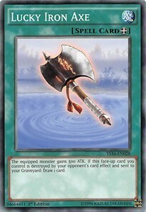 Lucky Iron Axe Card Front