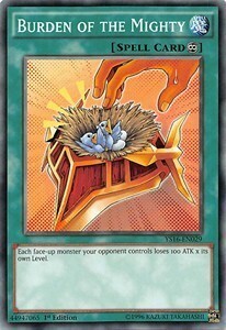 Burden of the Mighty Card Front