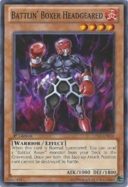 Battlin' Boxer Headgeared Card Front