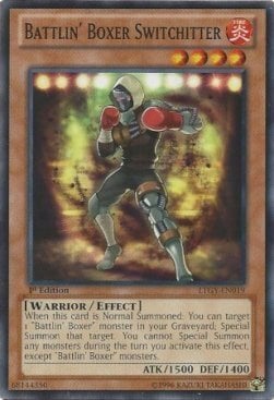 Battlin' Boxer Switchitter Card Front