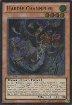 Harpie Channeler Card Front