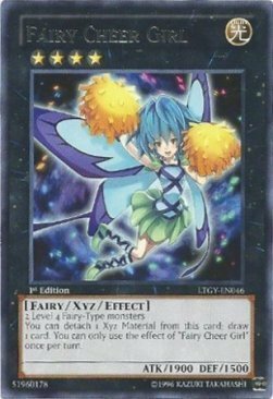 Fairy Cheer Girl Card Front