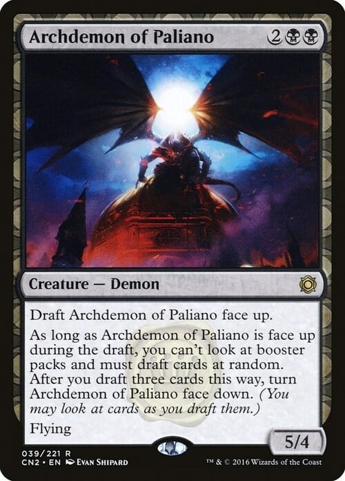 Archdemon of Paliano Card Front