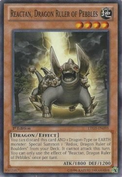 Reactan, Dragon Ruler of Pebbles Card Front