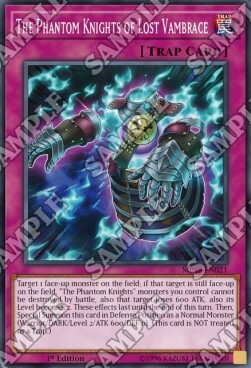 The Phantom Knights of Lost Vambrace Card Front