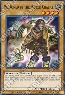 Beckoned by the World Chalice Card Front