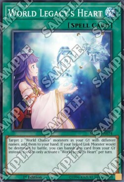 World Legacy's Heart Card Front