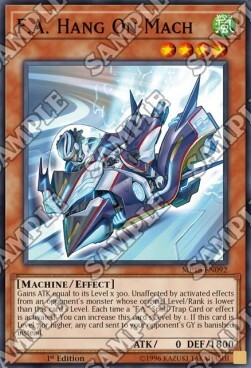 F.A. Hang On Mach Card Front