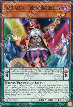 Abyss Actor - Trendy Understudy Card Front