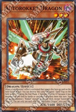 Autorokket Dragon Card Front