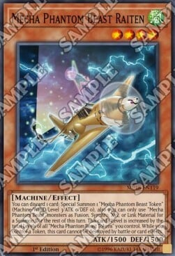 Bestia Fantasma Meccanica Raiten Card Front