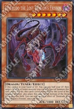 Destrudo the Lost Dragon's Frisson Card Front
