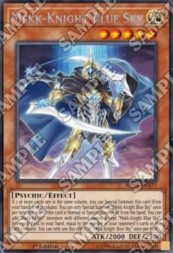 Meck-Cavaliere Cielo Blu Card Front