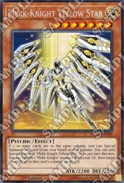 Meck-Cavaliere Stella Gialla Card Front